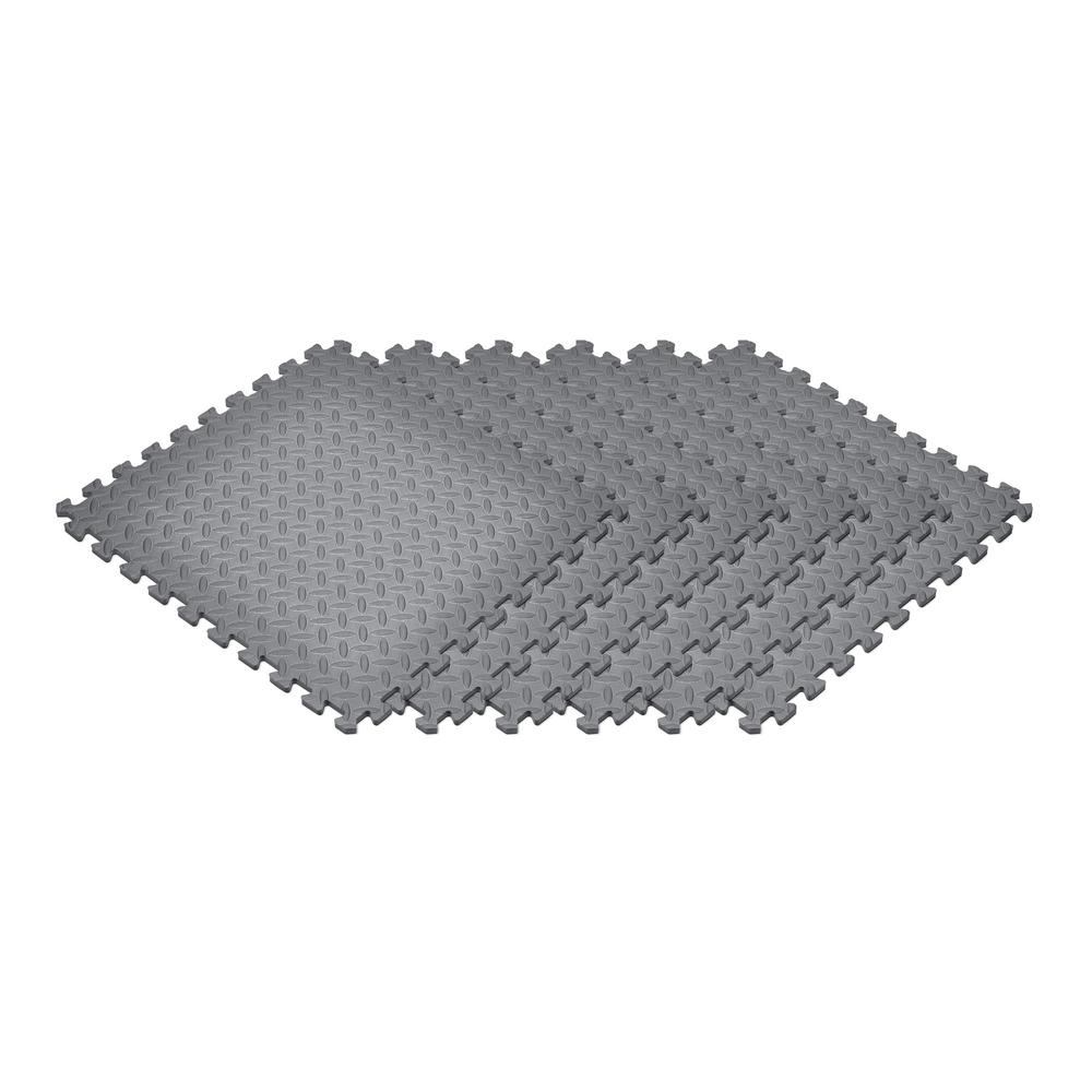 Stalwart Black 24 In X 0 375 Interlocking Eva Foam Foam Interlocking