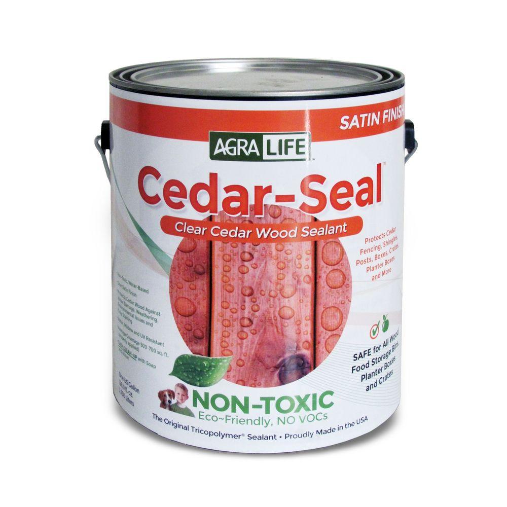 AgraLife VOC Free Non Toxic 5 gal. Clear Satin FenceSealFS5 The