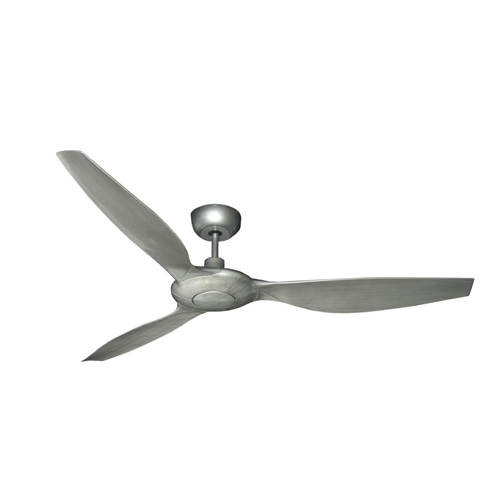 Troposair Vogue 60 In Indoor Outdoor Brushed Nickel Bn 1 Ceiling Fan With Remote Control
