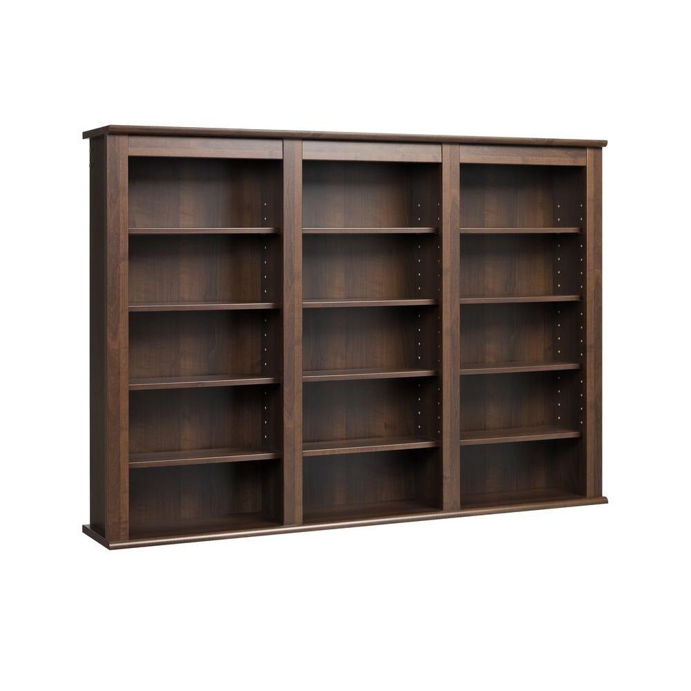 Prepac Espresso Media Storage Efw 0523 The Home Depot Prepac Espresso Media Storage