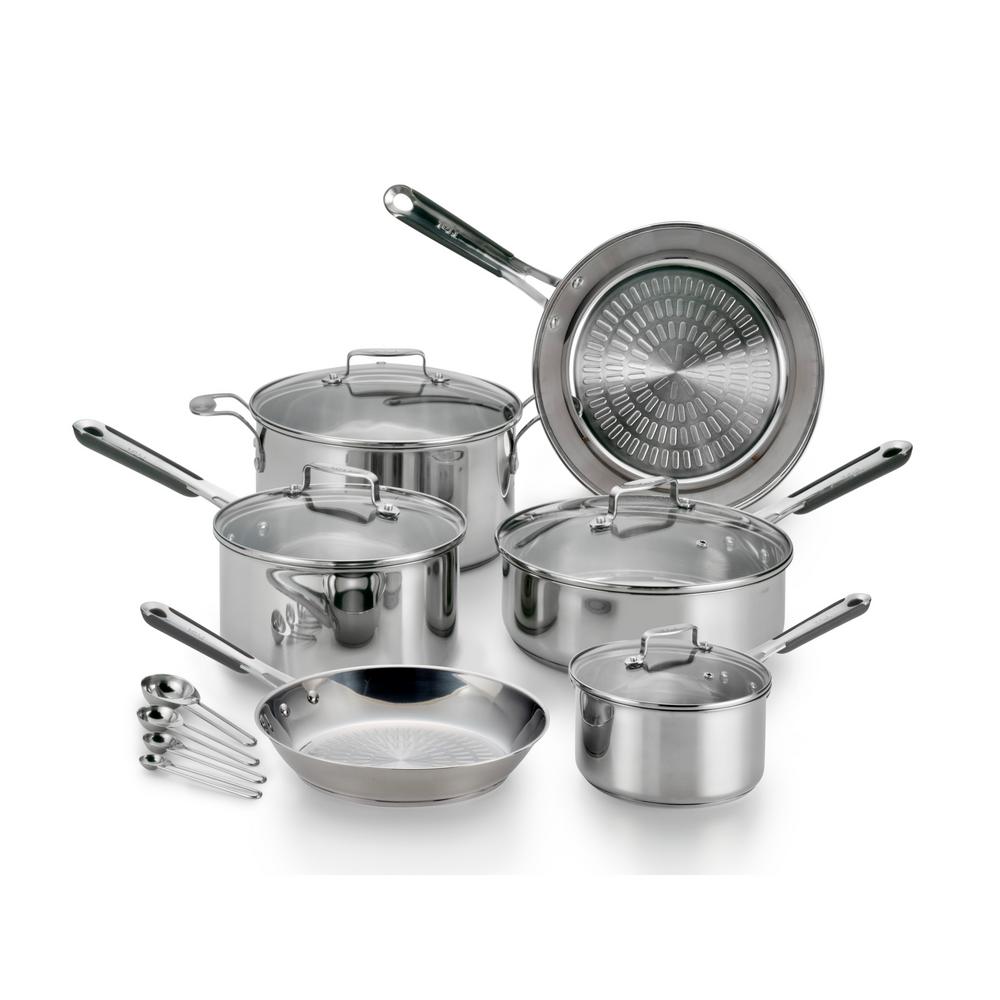 T-Fal Performa Pro Stainless Steel 14-Piece Cookware Set-E759SE64 - The T Fal Performa Stainless Steel Reviews