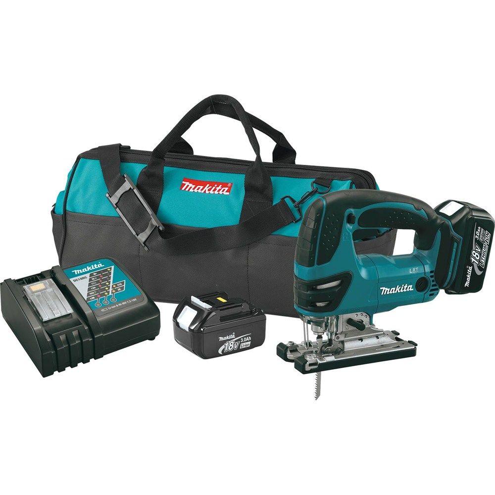 Makita 18Volt LXT LithiumIon Cordless Jig Saw KitXVJ03 The Home Depot