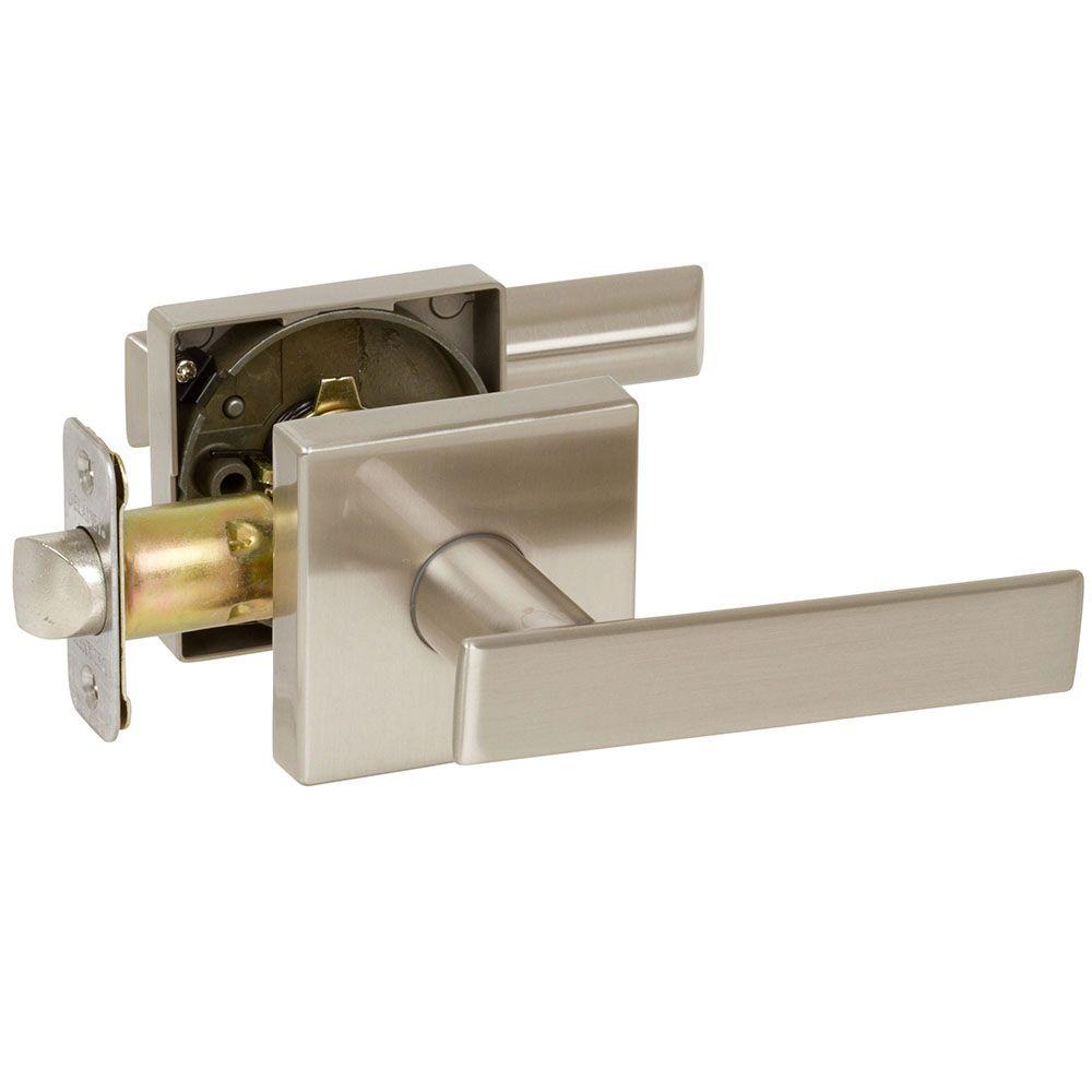 Delaney Kira Satin Nickel Passage Hall/Closet Door Lever Door Lock