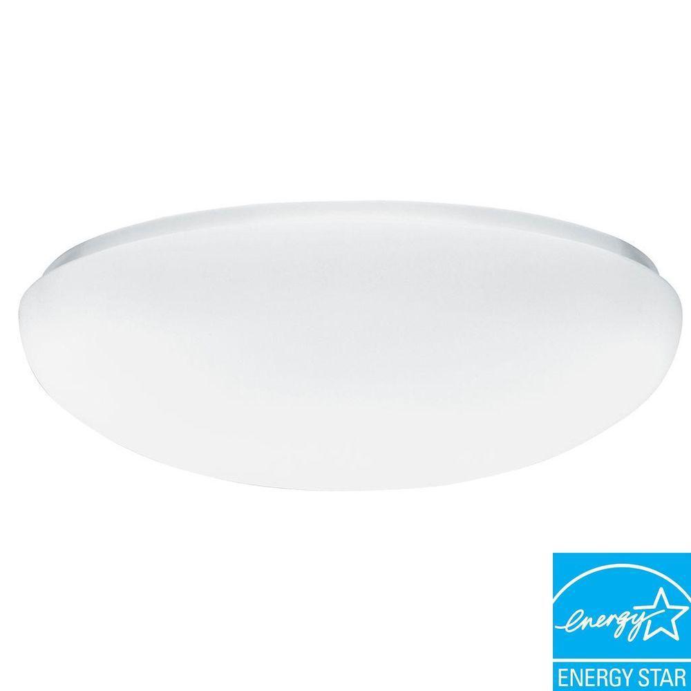 Lithonia Lighting 1 Light White Low Profile Wall Or Ceiling Flush