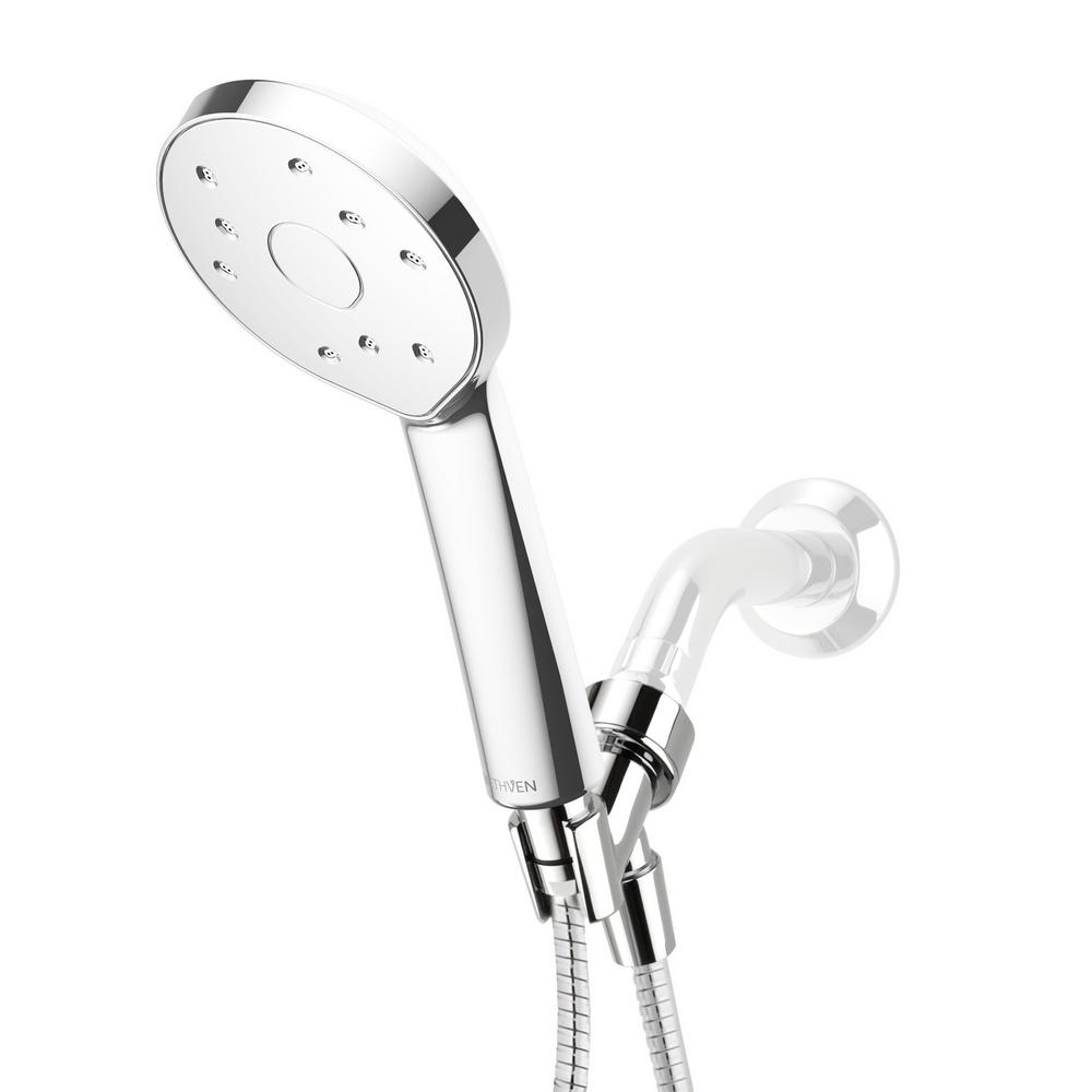 Adjustable Metal Shower Head Holder Bathroom Wall Mount Rack Sprayer Bracket DMF