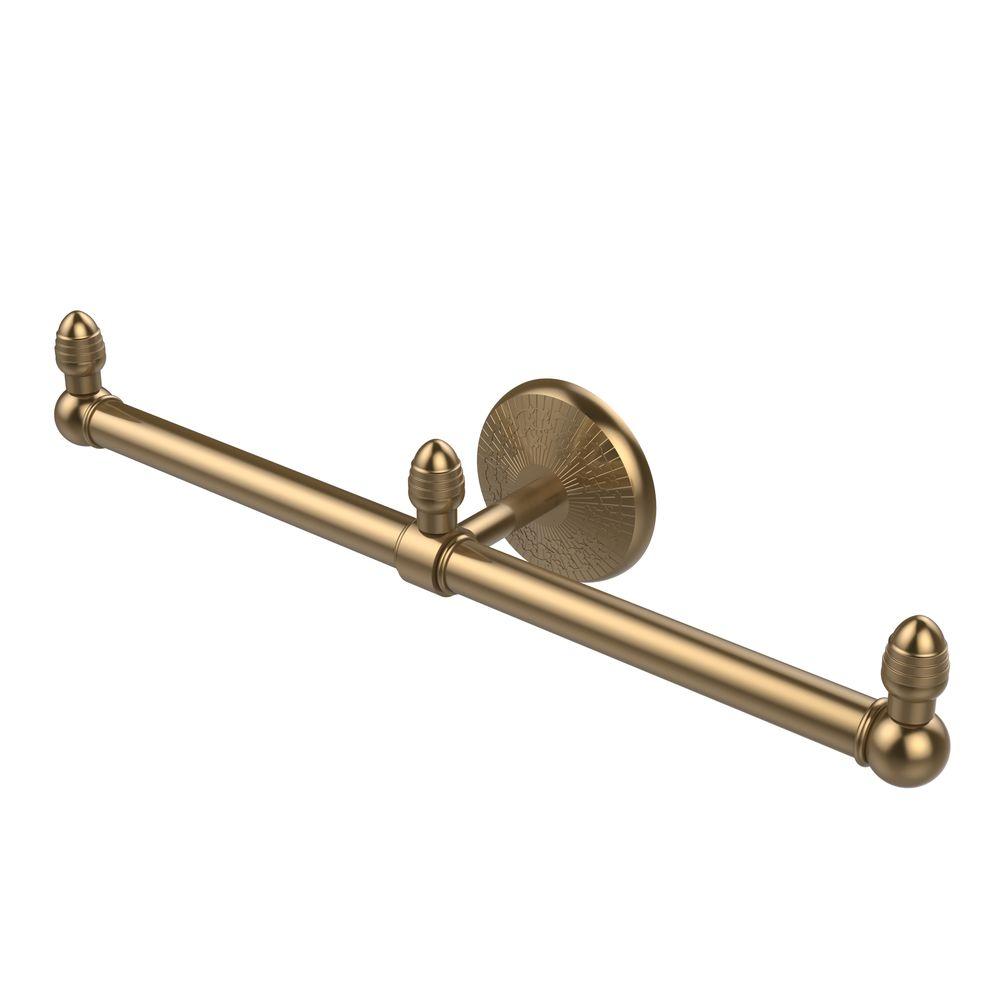 guest towel holder bronze