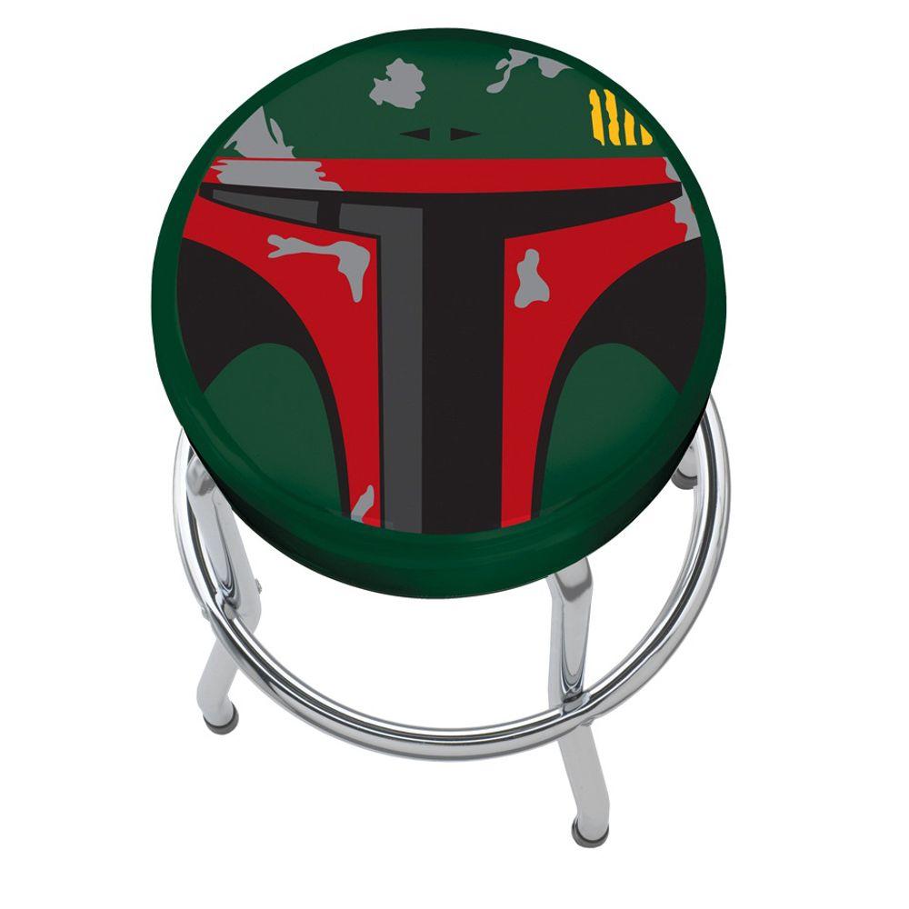 Boba Fett Star Wars Garage Stool Plasticolor Bar Chair Seat Game Room Shop Work