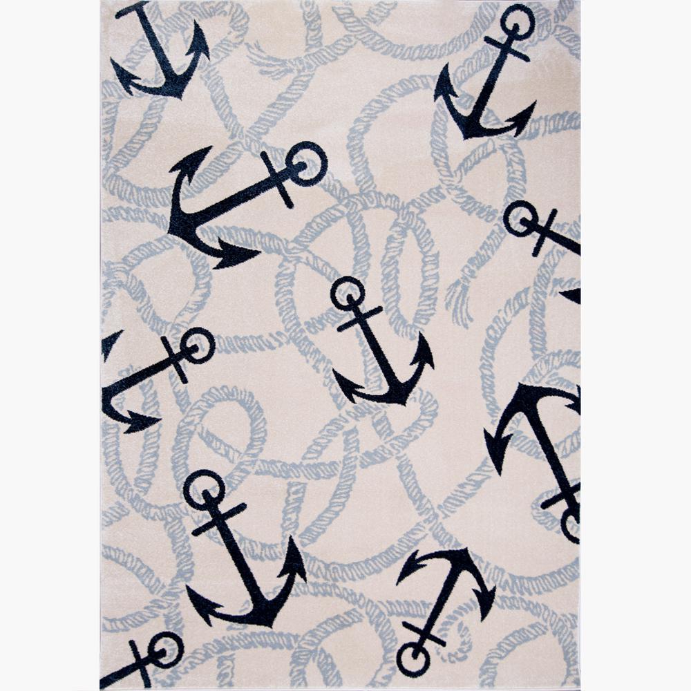 Home Dynamix Bazaar Coastal Blue Anchors 5 Ft X 7 Indoor Area Home Dynamix Bazaar Coastal Blue Anchors 5 Ft X 7 Indoor Area Rug