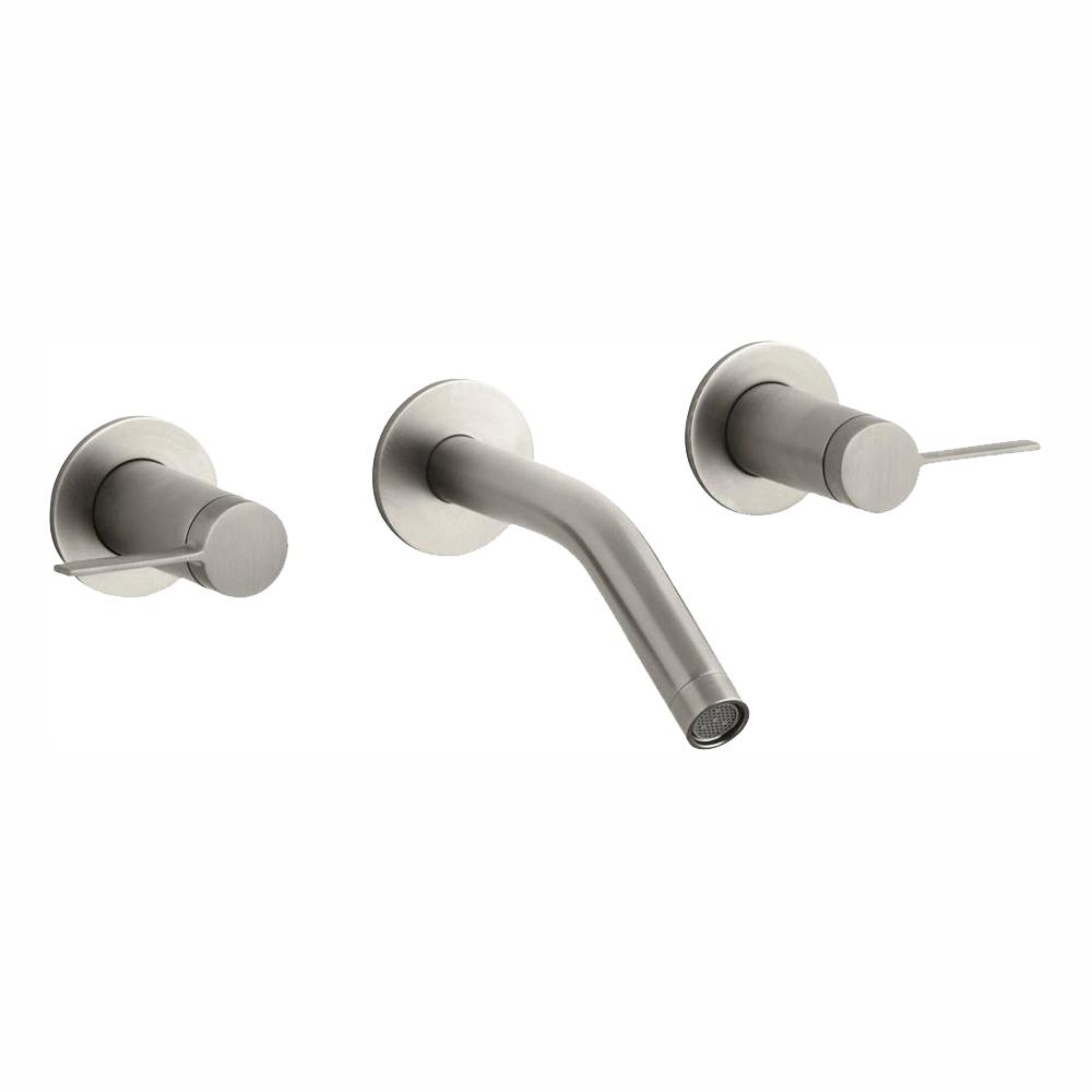 Kohler Stillness Wall Mount 2 Handle Low Arc Water Saving Bathroom