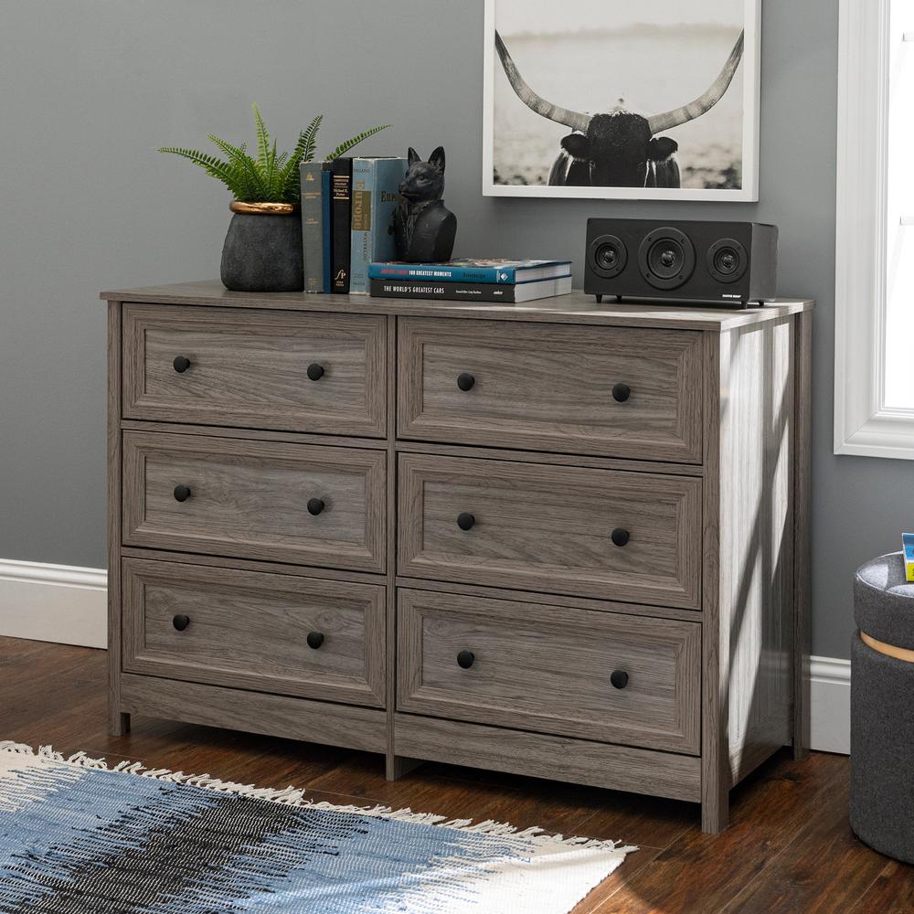 Belle Isle Furniture LLC South Lake 6-Drawer Espresso Dresser-CAM06 ...