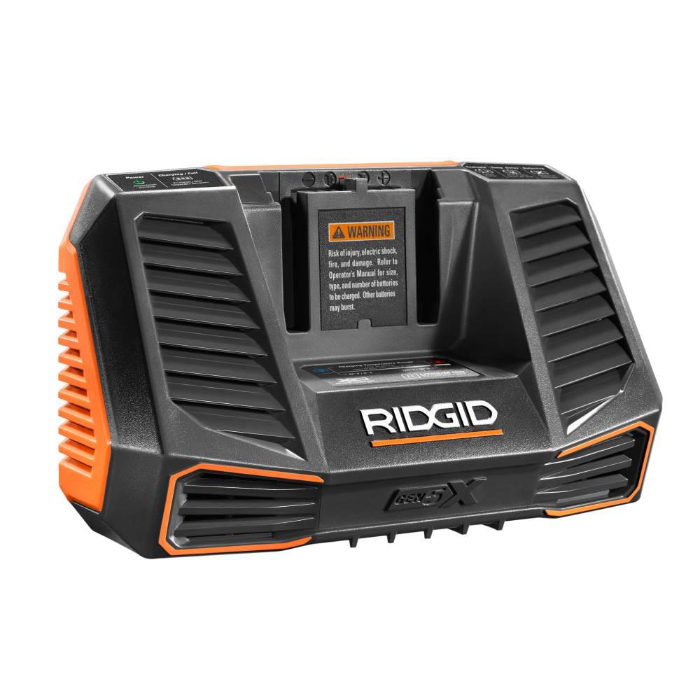 RIDGID 18Volt Dual Chemistry Rapid ChargerAC840095 The Home Depot