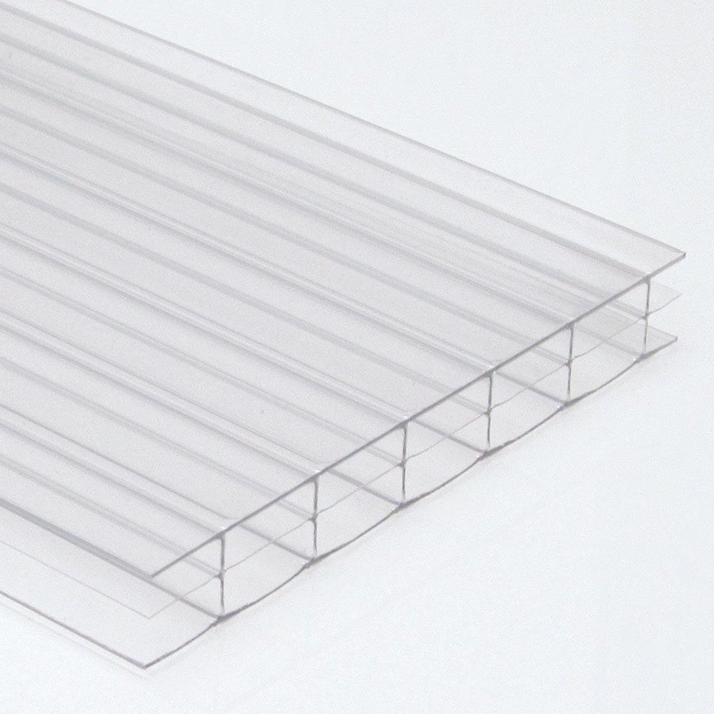 Thermoclear 48 In. X 96 In. X 16mm Clear Multiwall Polycarbonate Sheets ...