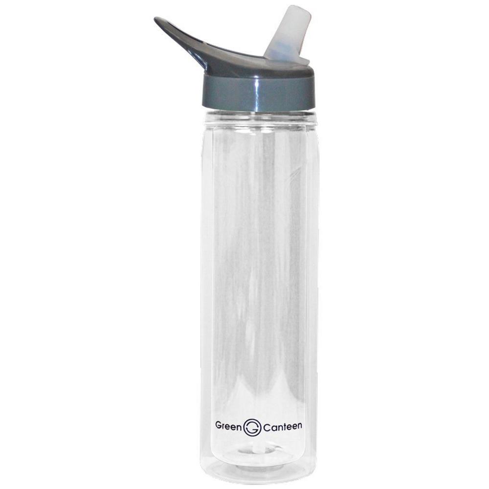 Green Canteen 18 oz. Clear Double Wall Tritan Plastic Hydration Bottle with... by Green Canteen