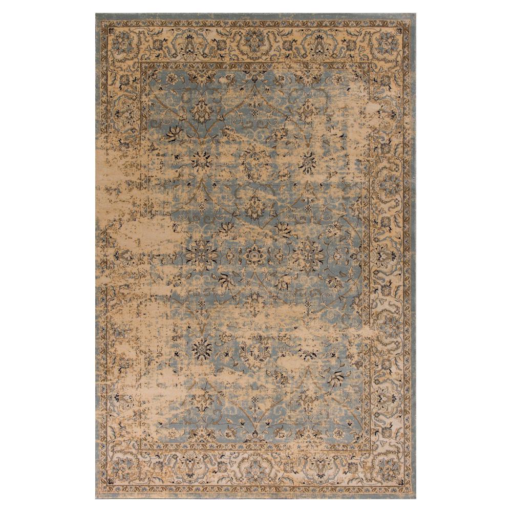 Kas Rugs Horizons Blue Ivory 5 Ft X 8 Area Rug Jas375553x77 Horizons Blue Ivory 5 Ft X 8 Area Rug
