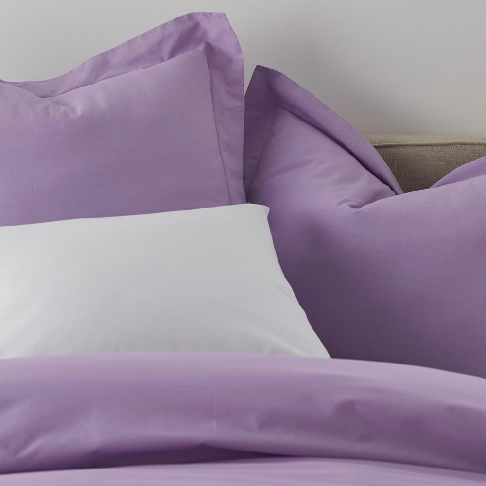 The Company Store Classic Pale Lilac Solid Cotton Percale Full