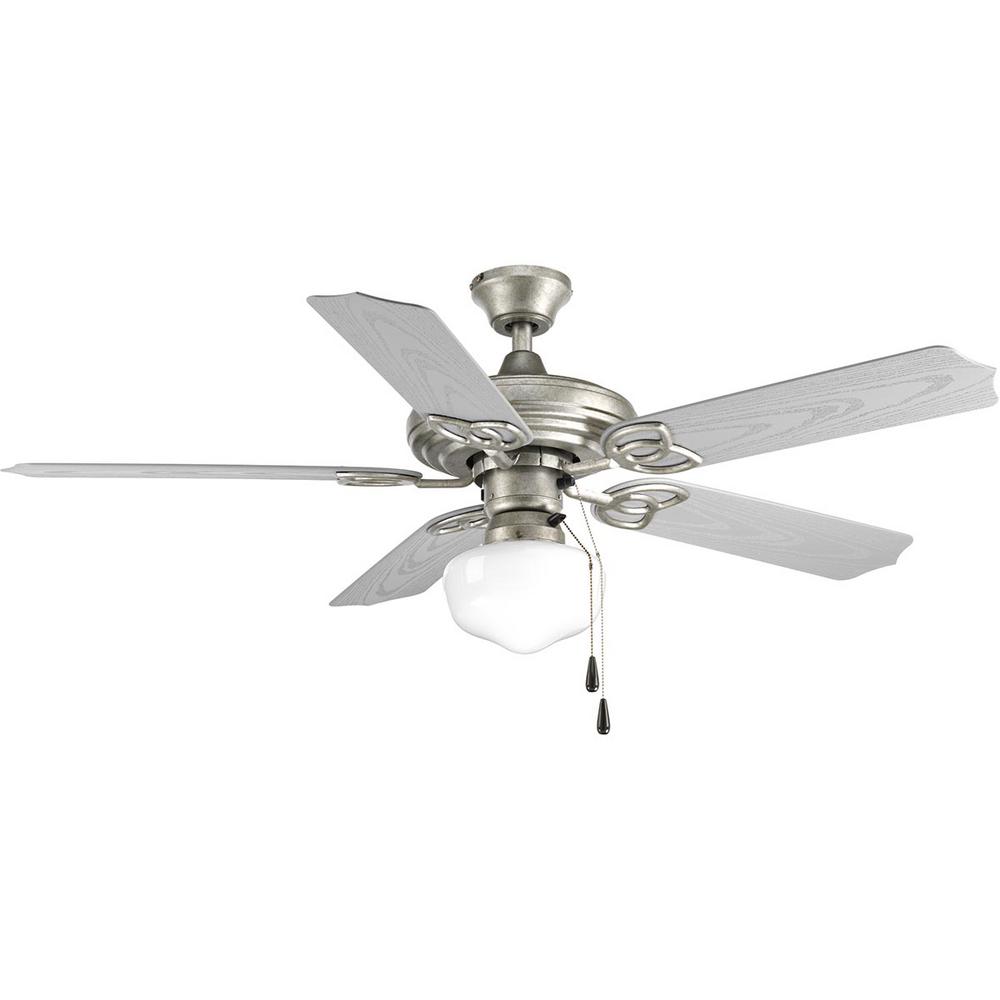 Progress Lighting Air Pro Collection 52 In Indoor Or Outdoor Galvanized Ceiling Fan