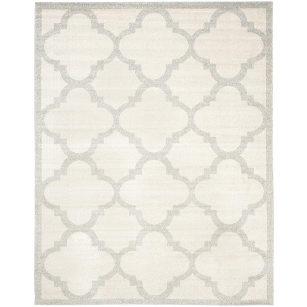 Safavieh Amherst Beige/Light Gray 9 ft. x 12 ft. Indoor/Outdoor Area