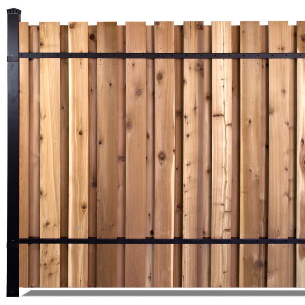 Outdoor Essentials 1 in. x 6 in. x 6 ft. Western Red Cedar Dog Ear ...