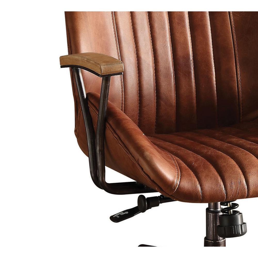 Acme Furniture Hamilton Cocoa Leather Top Grain