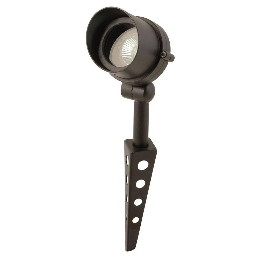 Moonrays Black Low Voltage Landscape Lighting Cable Connectors 2 Low Voltage 50 Watt Black Metal Outdoor Adjule Landscape Flood Light