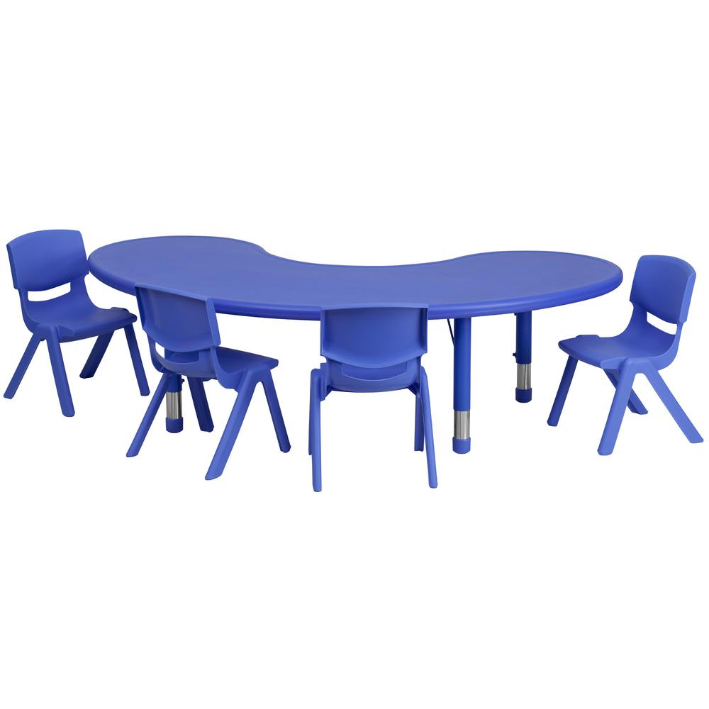 Flash Furniture Blue Kids Table And Chair Set Cga Yu 9243 Bl Hd Flash Furniture Blue Kids Table And Chair Set