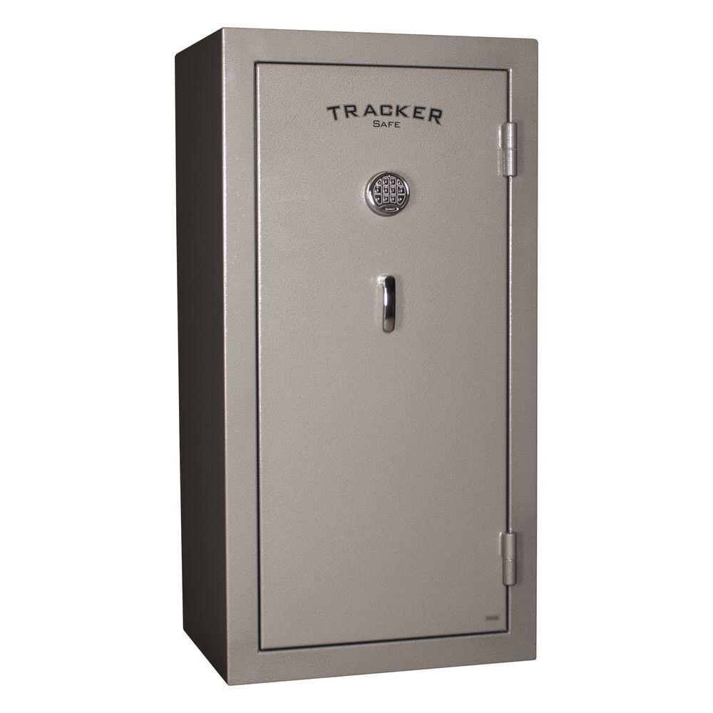 Tracker Safe 24-Gun Fire-Resistant Electronic Lock Gun Safe, Gray-TS24 ...