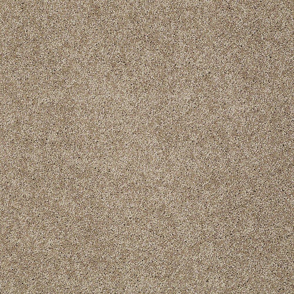 Home Decorators Collection Carpet Sample Wholehearted I Color Vanilla Frost Twist 8 in. x 8