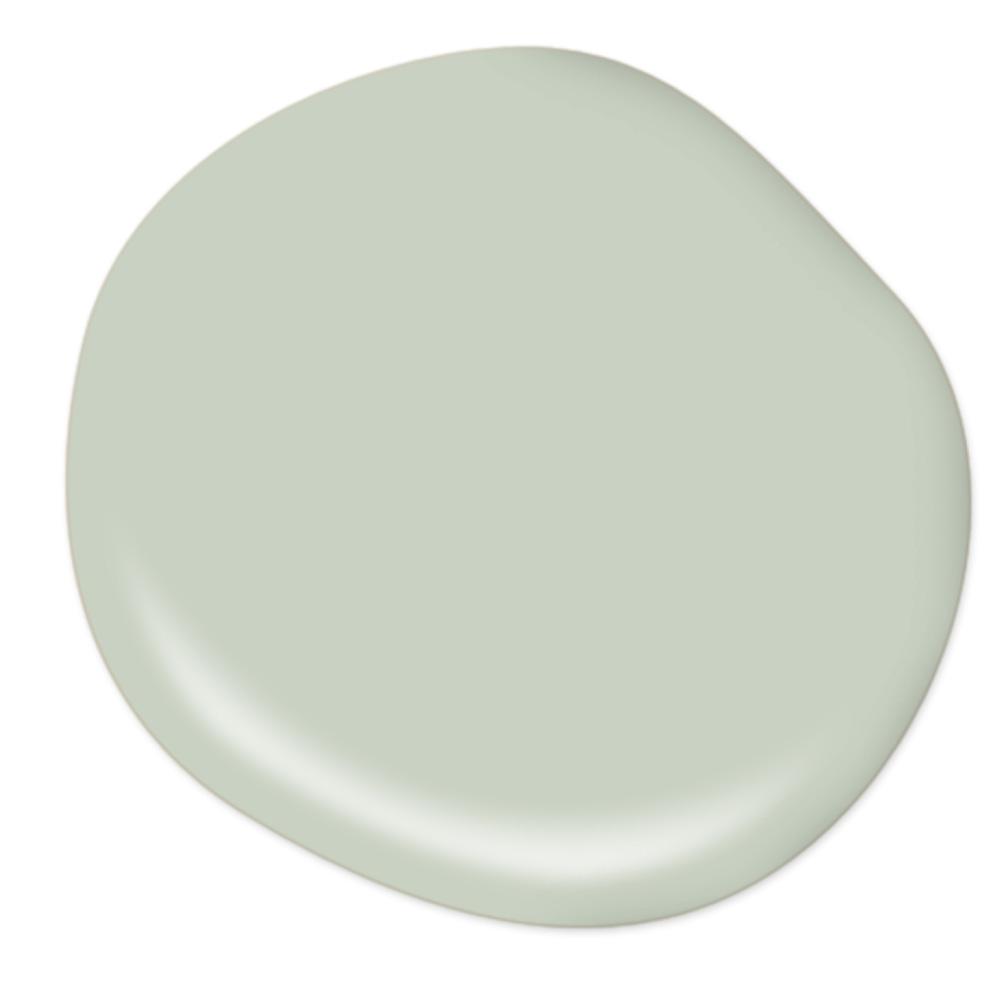 Behr Mild Mint paint color - Come be inspired by interior design photos with French Green Paint Colors and Serene French Blue-Greens. #greenpaintcolors #mintgreen #interiordesign #paint