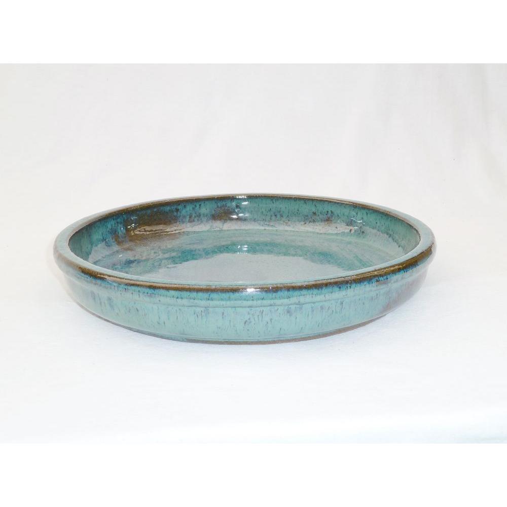 Olinda Bonsai 10 in. Ceramic SaucerSR10.5 MC The Home Depot