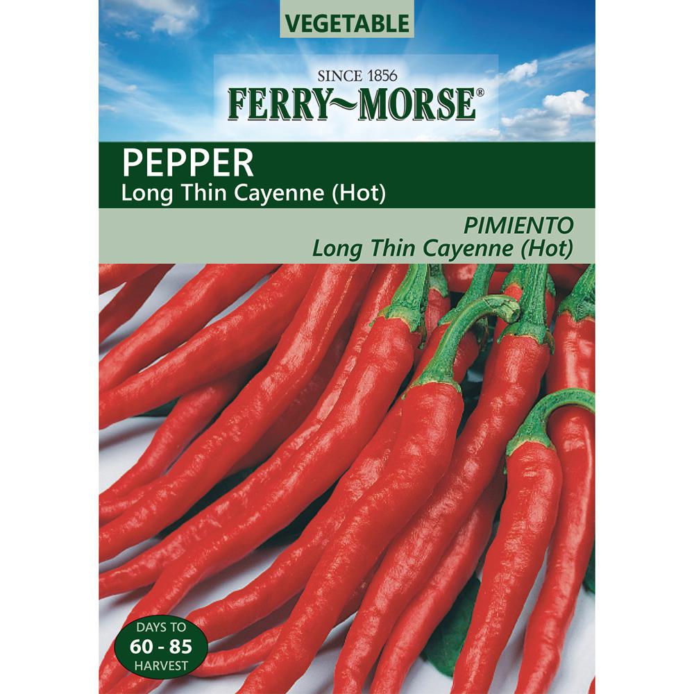 Ferry Morse Long Thin Cayenne Hot Pepper Seed 2051 The Home Depot