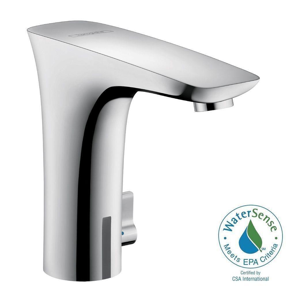 Hansgrohe PuraVida Electronic Single Hole Touchless Bathroom Faucet