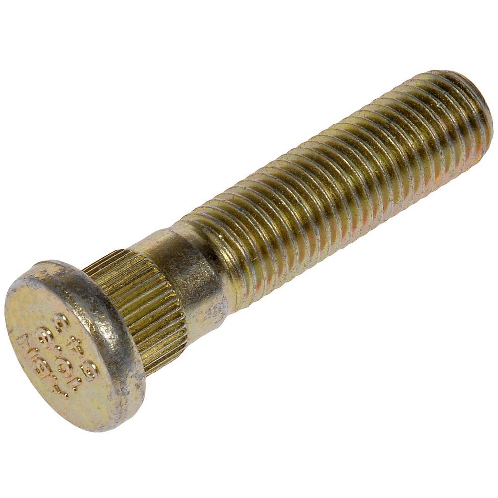 Autograde M121.50 Serrated Wheel Stud 12.95 Mm Knurl, 52.9 Mm Length