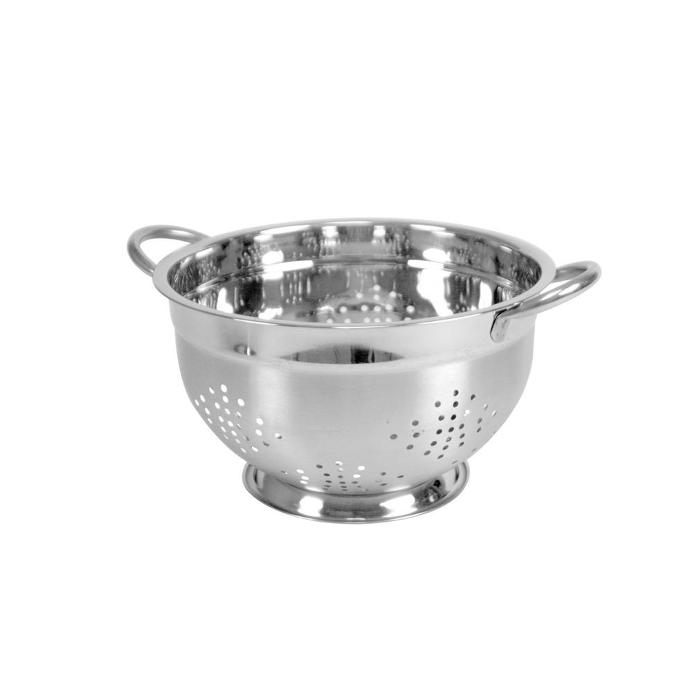 HOME basics 5 Qt. Stainless Steel Deep Colander by HOME basics