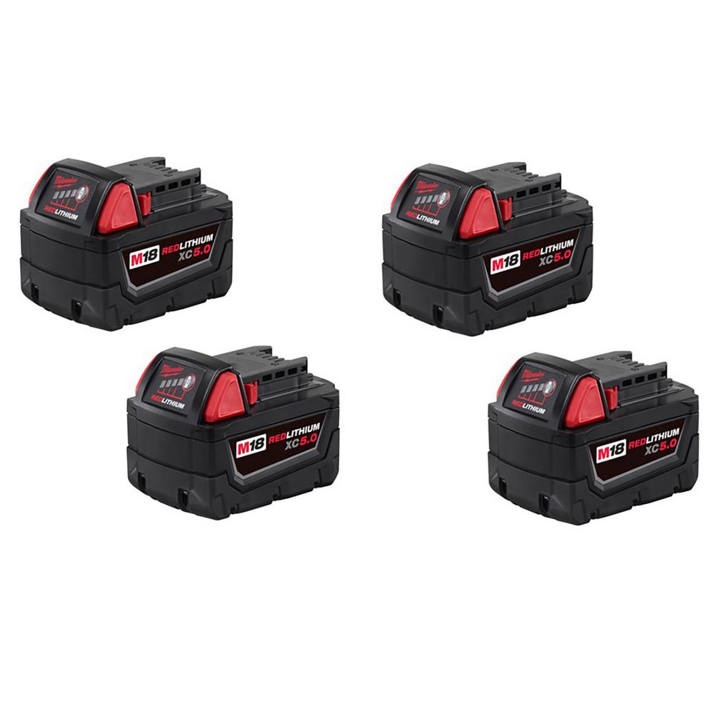 Milwaukee M18 18Volt LithiumIon XC Extended Capacity Battery Pack 5