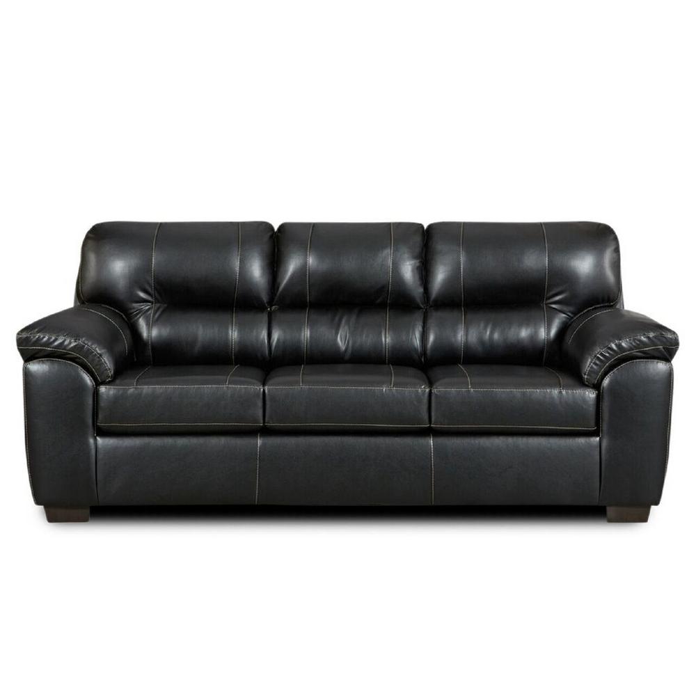 Austin Black Chelsea Home Furniture Sofas Loveseats 195604 Sl Ab 64 1000 