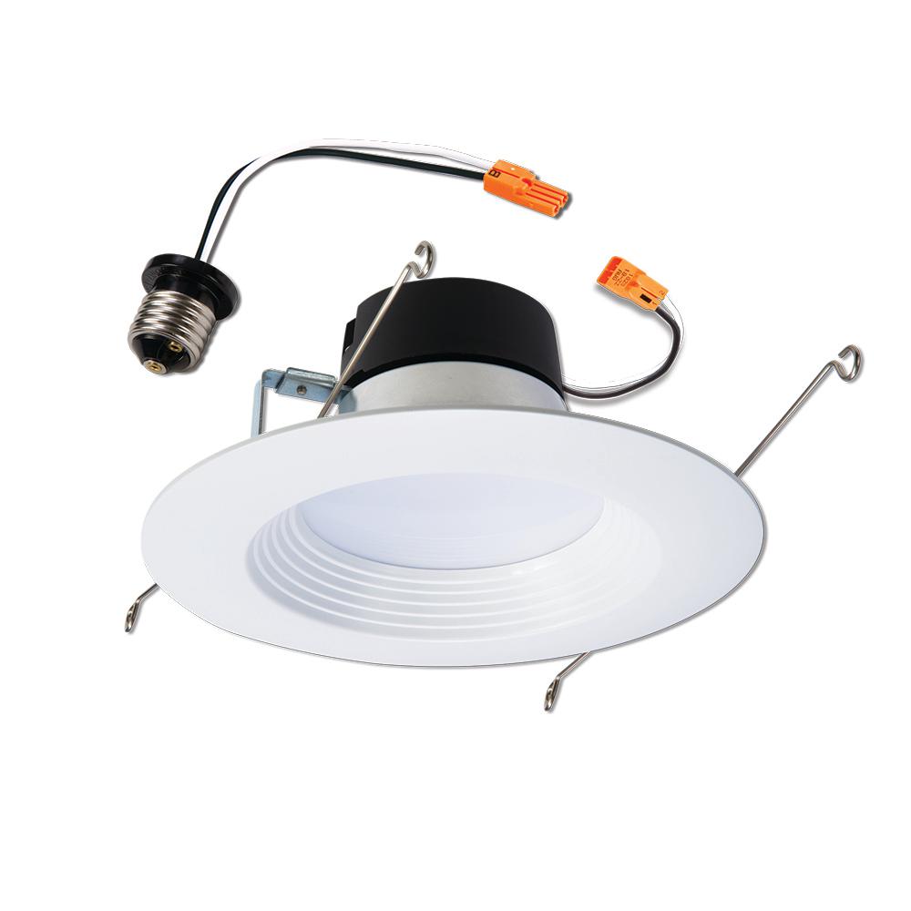 Halo Lt 5 In And 6 In White Integrated Led Recessed Ceiling Light