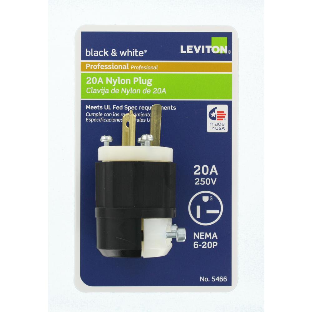 LEVITON NEMA 6-15 CONNECTOR *NEW NO BOX*