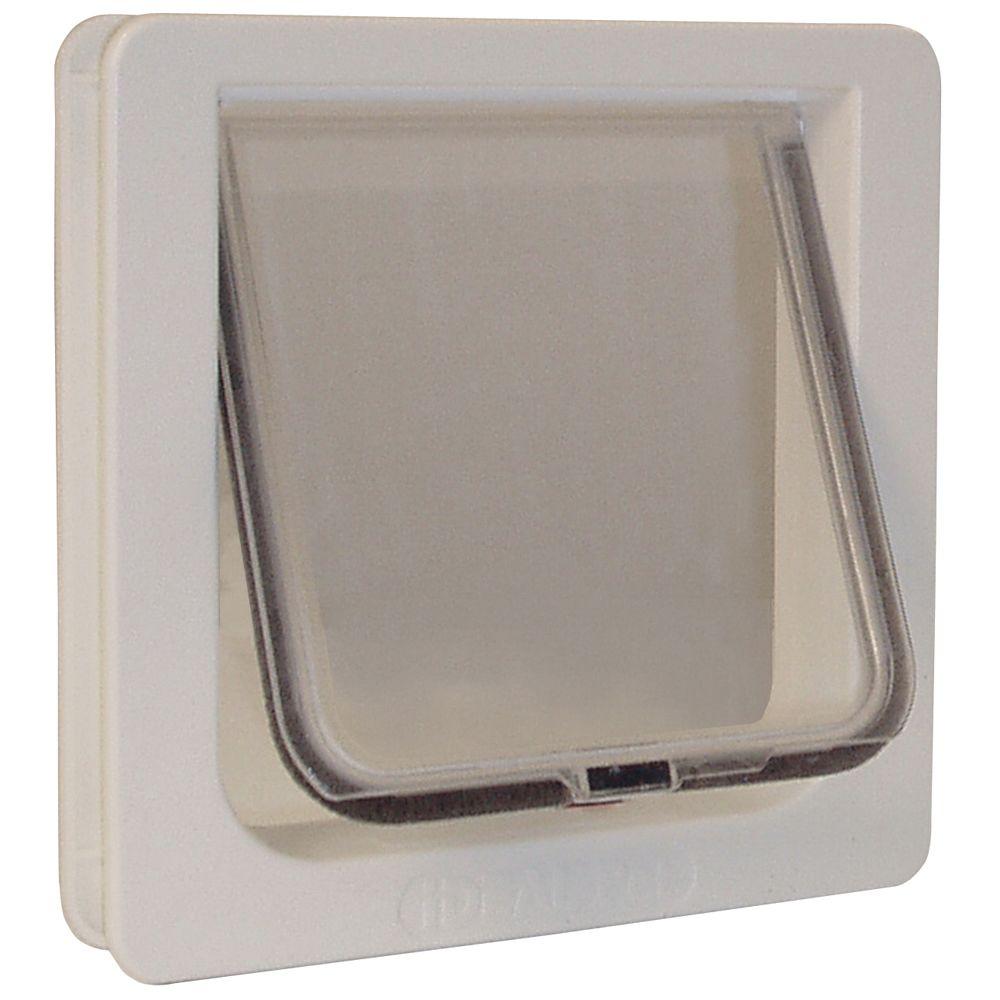 x 6.25 in. Small Cat Flap Cat Door with 