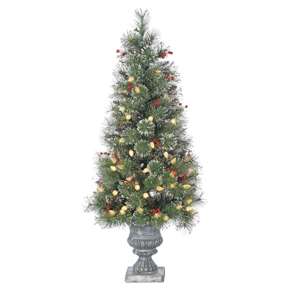 4 foot pre lit christmas tree