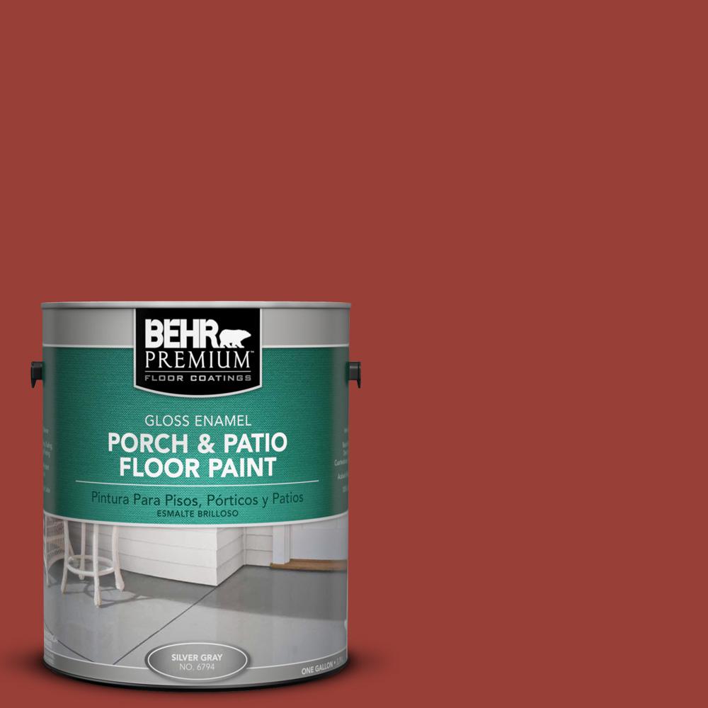 Behr Premium 1 Gal S H 190 Antique Red Gloss Porch And Patio Floor S H 190 Antique Red Gloss Porch And Patio Floor