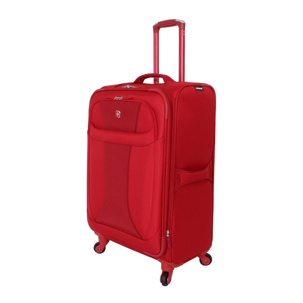 UPC 721427004470 product image for Wenger Luggage 24 in. Lightweight Spinner Suitcase in Red 7208151167 | upcitemdb.com