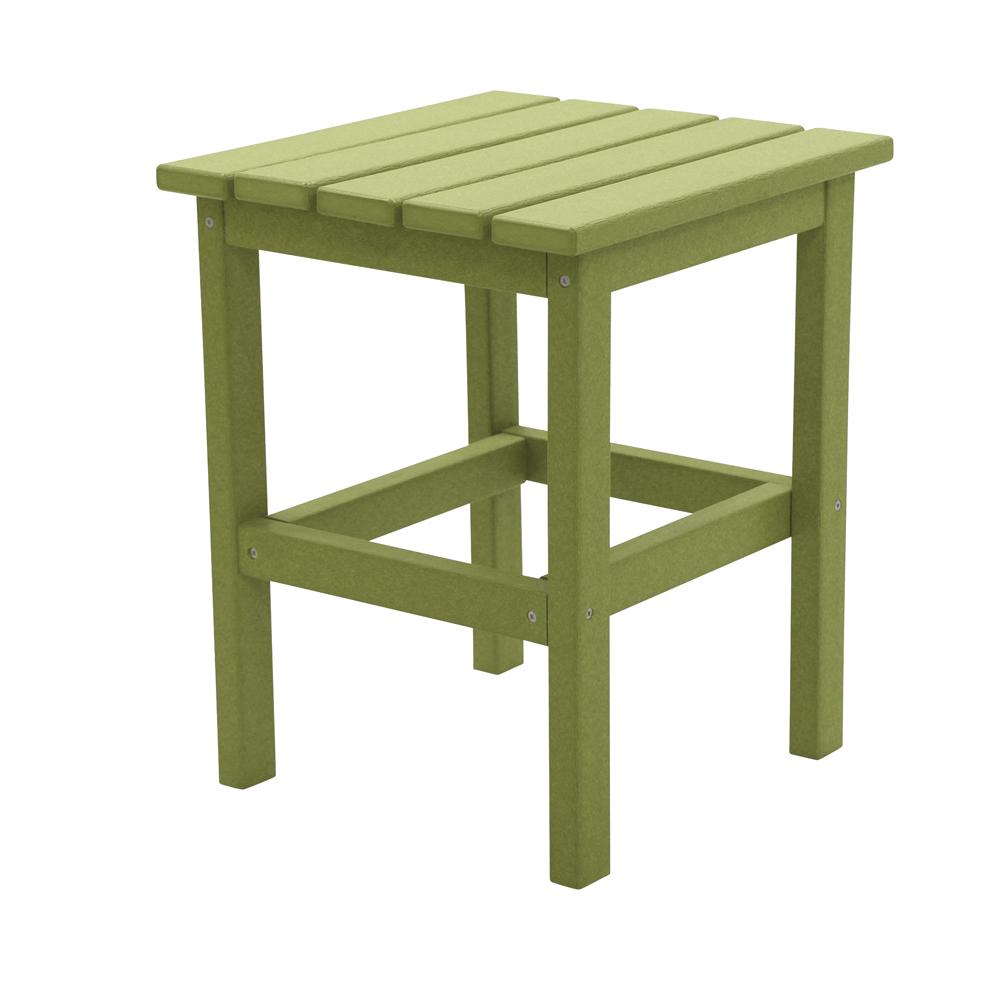 Durogreen Icon Lime Square Plastic Outdoor Side Table Sst1515li Icon Lime Square Plastic Outdoor Side Table