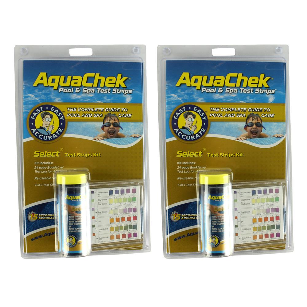 AquaChek Pool 7in1 Test Strips Kit (2Pack)54160402 The Home Depot