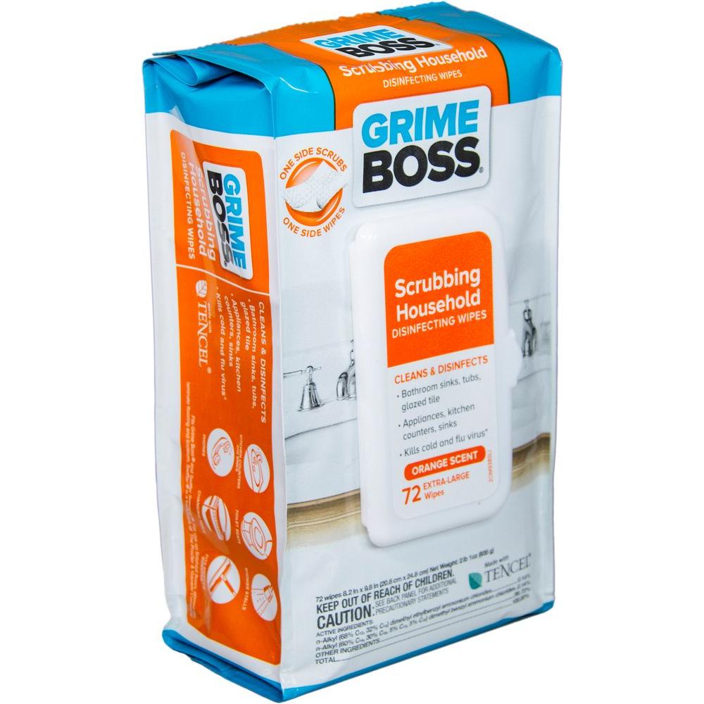Grime Boss 80-Count Multi-Purpose Extra Large Disinfecting Wipes Fresh Air Scent