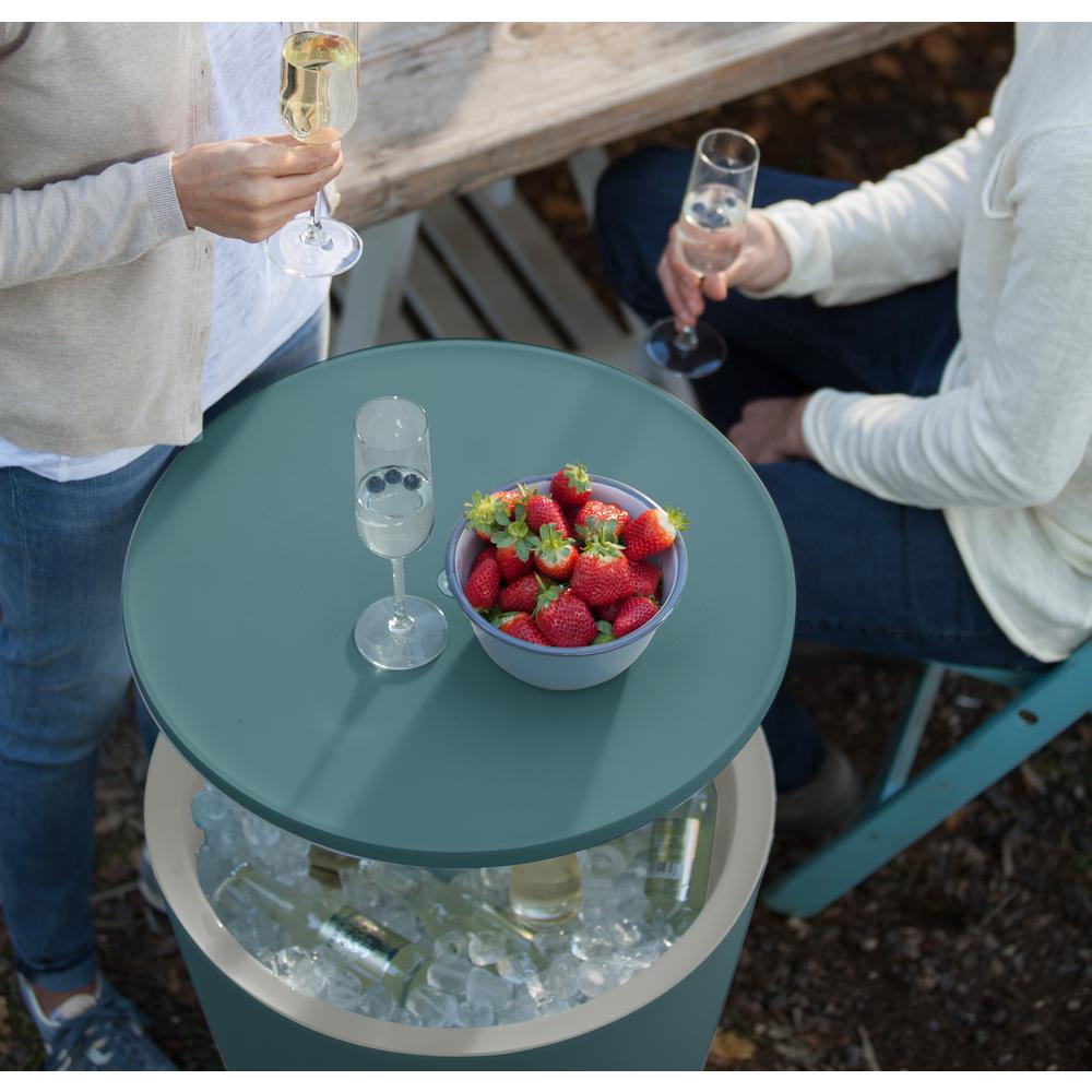 Keter Cool Bar Teal Resin Outdoor Accent Table And Cooler In One 233630 The Home Depot - Keter Outdoor Patio Table With 7 5 Gallon Beer Cooler Grey Keter Cool Bar Teal Resin Outdoor Accent Table And Cooler In One 233630 The Home Depot - Keter Outdoor Patio Table With 7 5 Gallon Beer Cooler Grey
