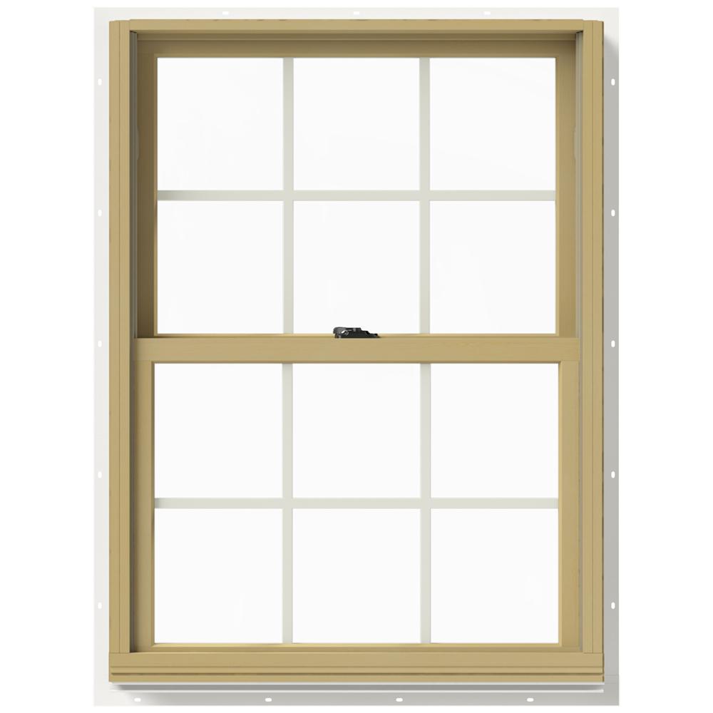 JELD-WEN 29.375 In. X 40 In. W-2500 Series White Painted Clad Wood ...