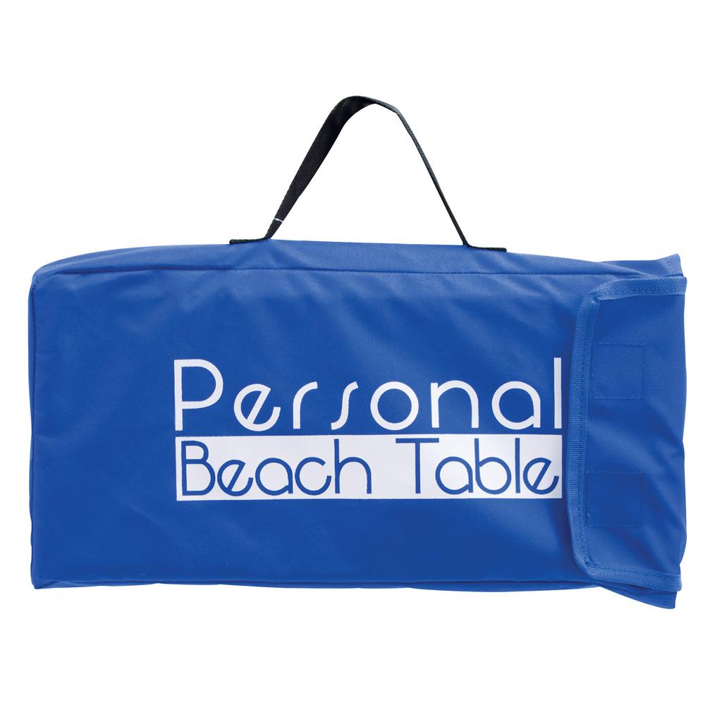 folding beach table in a bag