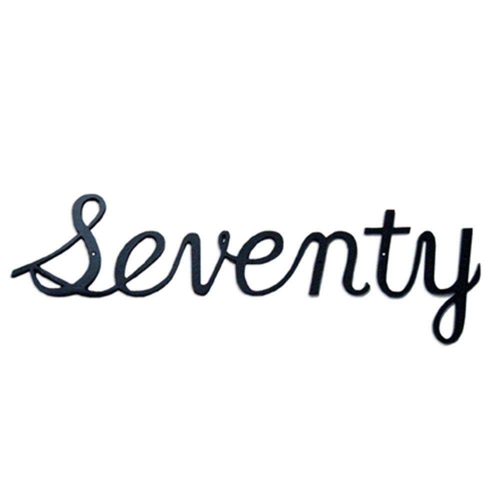 Montague Metal Products 5.25 in. Aluminum Script House Number Fourteen