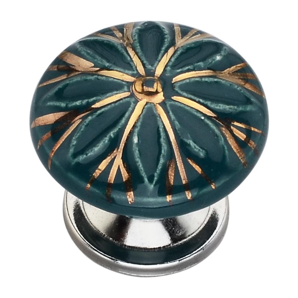 Mascot Hardware Designer 1 2 3 In 42 Mm Sea Green Cabinet Knob