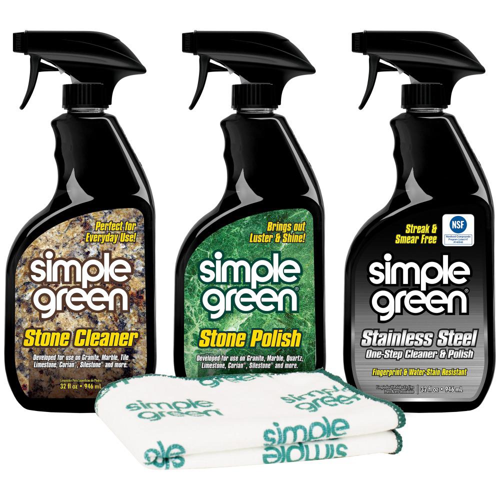 Simple Green Kitchen Specialty Care Combo Kit 1300000188023 The Simple Green Kitchen Specialty Care Combo Kit
